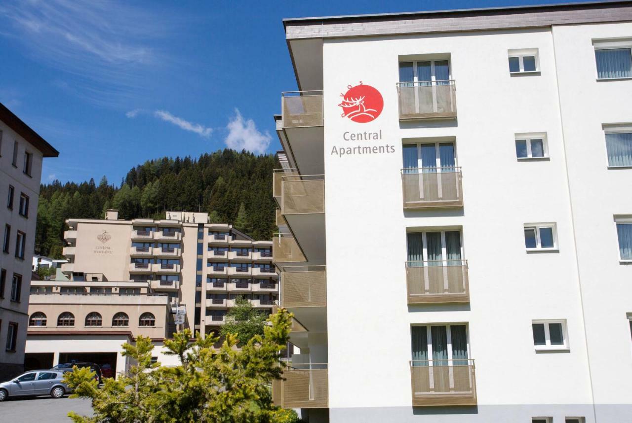 Central Apartments Davos Bagian luar foto