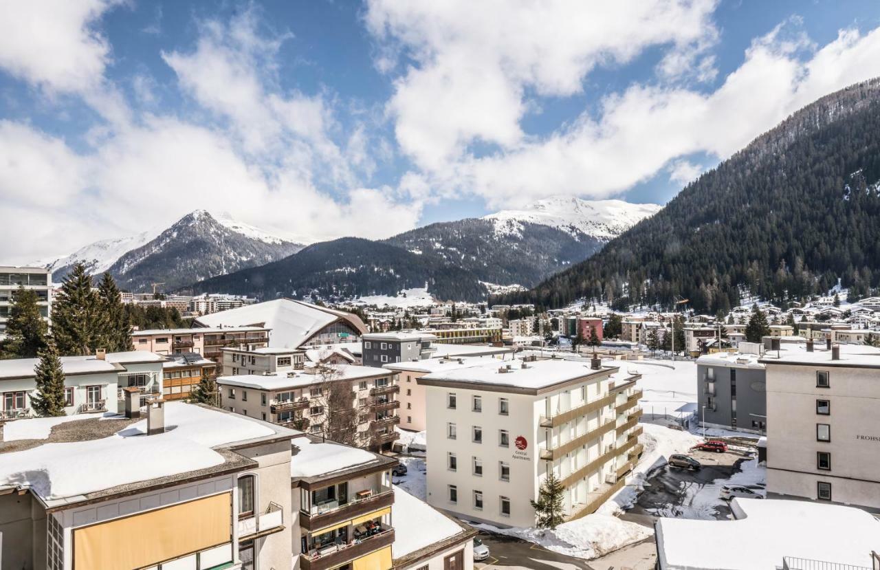 Central Apartments Davos Bagian luar foto